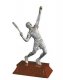 CLOSEOUT Pewter Tennis Player with Red Base - Male