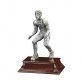 Pewter Wrestler with Red Base