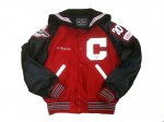 Jacket - Red w/ Black Sleeves - Flap - Front View