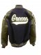 Jacket - Navy w/ Hunter Green Sleeves - Back View
