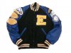 Jacket - Black w/ Blue Sleeves - Front View
